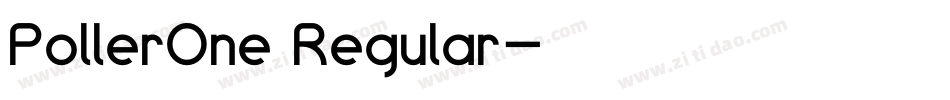 PollerOne Regular字体转换